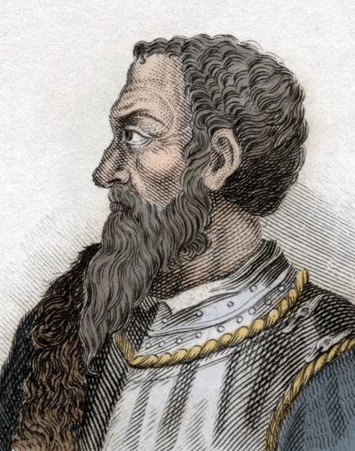 Retrato de Andrea Doria (1466-1560), guerreiro italiano. de Unknown artist