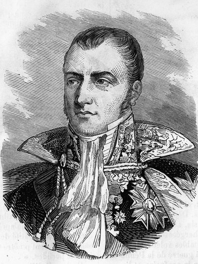 Retrato de Anne Jean Marie René SAVARY, Duque de Rovigo (1774-1833), general francês e político. de Unknown artist