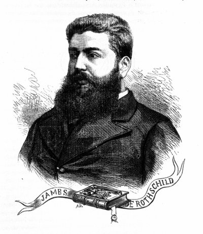 Retrato do Barão Edmond James de Rothschild. (1845 - 1934). de Unknown artist