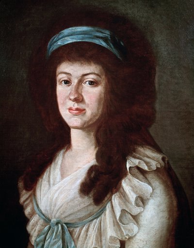 Retrato da Baronesa Maria Anna von Westerholt de Unknown artist