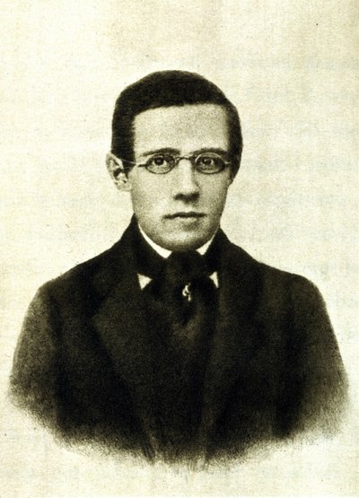 Retrato de Bedrich Smetana (1824-1884), compositor e pianista checo de Unknown artist