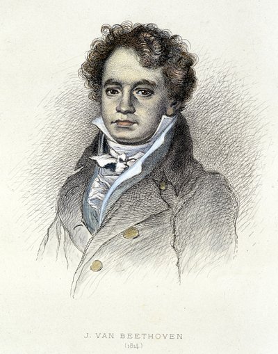 Retrato de Beethoven (1814) - gravura de Unknown artist