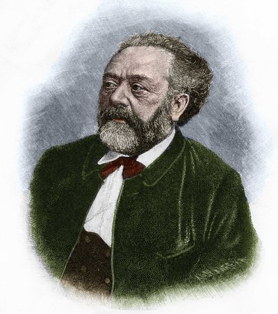 Retrato de Berthold Auerbach (1812-1882), escritor alemão. de Unknown artist