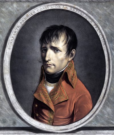 Retrato de Bonaparte Primeiro Cônsul da República Francesa. 1801 (ano X) de Unknown artist