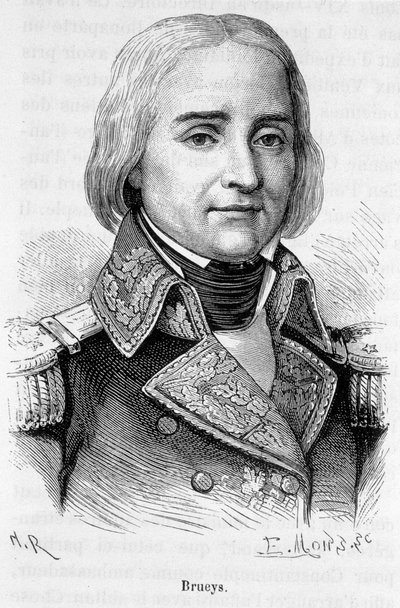 Retrato de Brueys d&39;Aigailliers, François Paul (1753-1798), vice-almirante francês, comandante da frota durante a expedição do Egito. de Unknown artist