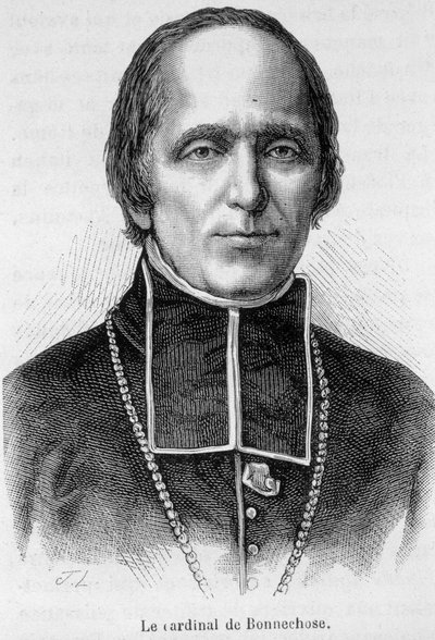 Retrato do Cardeal de Bonnechose de Unknown artist