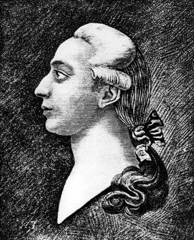 Retrato de Casanova. Gravura do século XIX. de Unknown artist