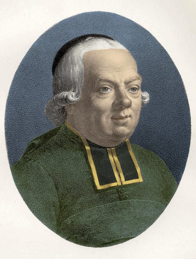Retrato de Charles, Abbe of the Epee (1712 - 1789) pedagogo francês. de Unknown artist