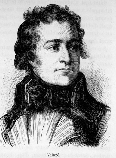 Retrato de Charles Eleonor Dufriche de Valaze, conhecido como Dufriche-Valaze (1751-1793), político francês. de Unknown artist