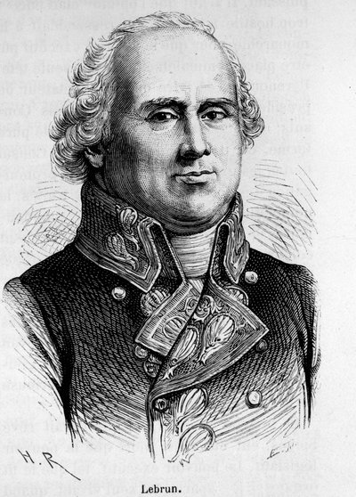 Retrato de Charles Francois Lebrun (1739-1824), político francês. de Unknown artist