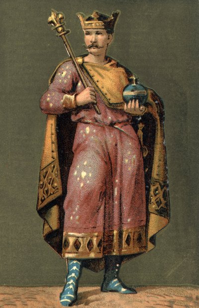Retrato de Carlos II, o Careca (823 - 877), Rei de França. de Unknown artist