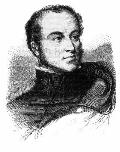 Retrato de Charles Nicolas Fabvier general, embaixador e deputado francês. (1782-1855) de Unknown artist