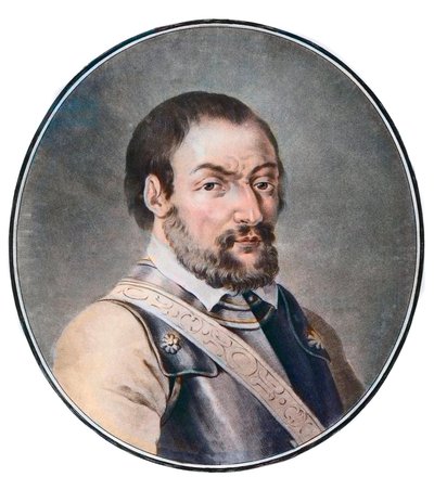 Retrato de Chevalier de Bayard (Pierre Terrail, seigneur de Bayard) (1475-1524), soldado francês. de Unknown artist