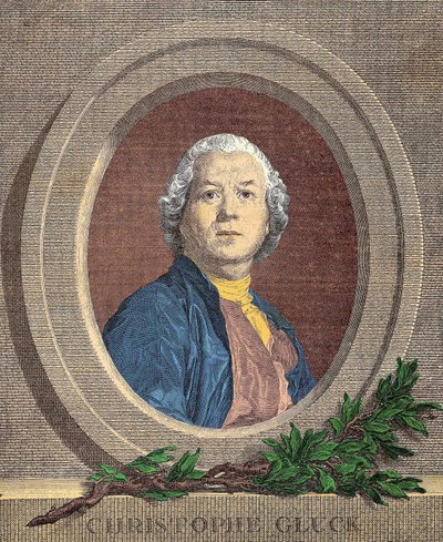 Retrato de Christoph Willibald, cavaleiro VON GLUCK (1714 - 1787) Compositor alemão de Unknown artist