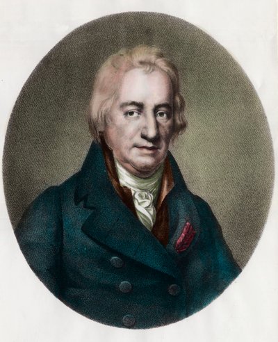 Retrato de Claude Berthollet (1748 - 1822) Químico francês. Gravura do século XIX. Colecção privada. de Unknown artist