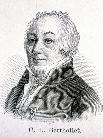 Retrato de Claude Louis Comte Berthollet (1748 - 1822) Químico francês. de Unknown artist