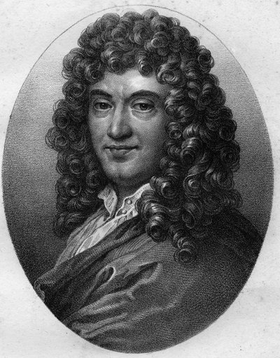 Retrato de Claude Perrault (1613-1688), arquiteto, médico e anatomista francês de Unknown artist