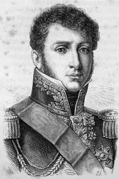 Retrato do Conde Charles Tristan de Montholon, general francês (1783-1853). de Unknown artist