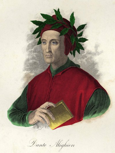 Retrato de Dante (1265-1321) de Unknown artist
