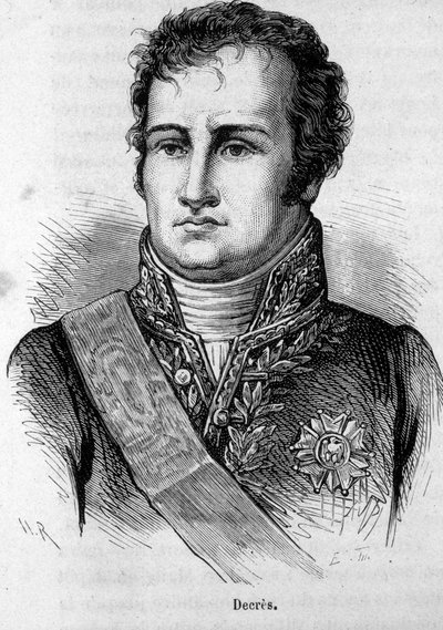 Retrato de Denis Decres (1761-1820) marinheiro francês. de Unknown artist