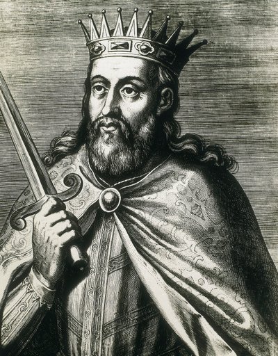 Retrato de Denis de Portugal (gravura) de Unknown artist