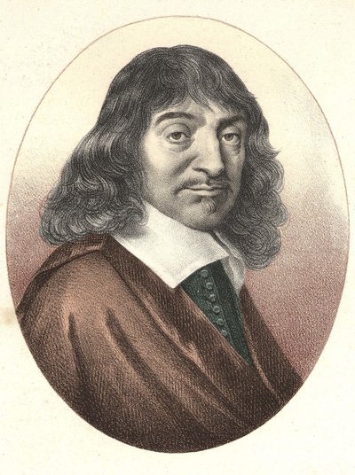 Retrato de Descartes (1596 - 1650). de Unknown artist