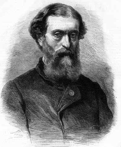 Retrato de Dom Eugenio de Ochoa (1833-1889) espanhol, homem de carta e político. de Unknown artist