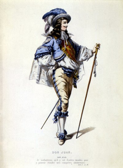 Retrato de Don Juan em pé, sd. Século XIX de Unknown artist