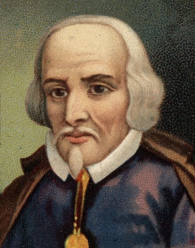 Retrato de Don Pedro Calderon de la Barca (1600-1681), poeta dramático espanhol. de Unknown artist