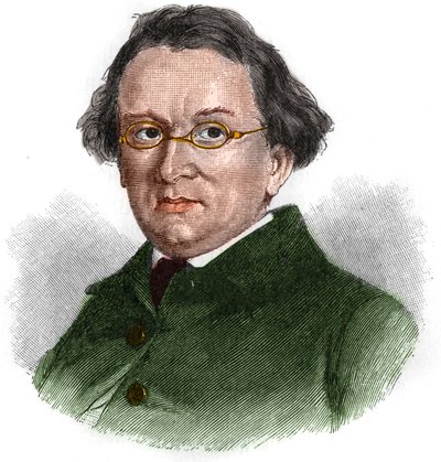 Retrato de Eduard Morike (1804-1875), escritor romântico alemão. de Unknown artist