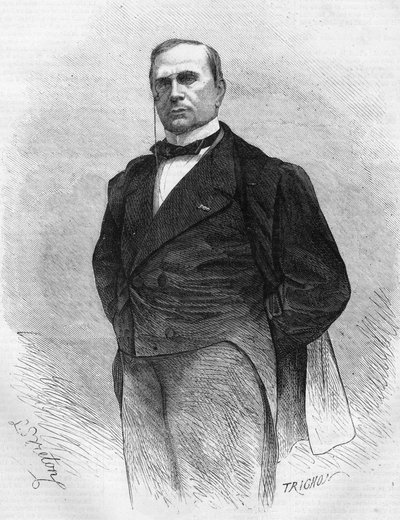 Retrato de Emile de Girardin (1806-1881), publicista e político francês, fundador da imprensa moderna. de Unknown artist