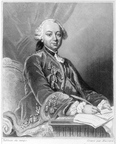 Retrato de Etienne François, Duque de Choiseul (1719 - 1785), político francês - em “Histoire des Français” de Lavallée, gravura, sd. de Unknown artist