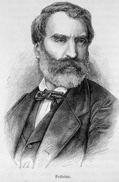 Retrato de Eugene Pelletan (1813-1884), jornalista, escritor e político francês. de Unknown artist