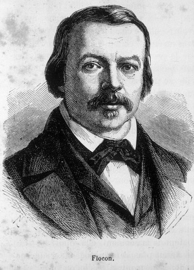 Retrato de Flocon, jornalista e político francês (1800 - 1866) de Unknown artist