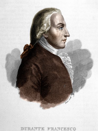 Retrato de Francesco Durante. Músico italiano (Frattamaggiore de Unknown artist
