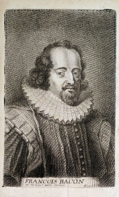 Retrato de Francis Bacon (1561-1626), filósofo inglês. n.d. v.1600. de Unknown artist