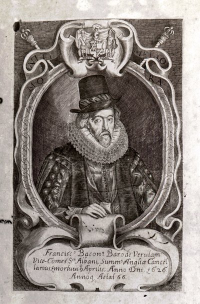 Retrato de Francis Bacon (1561 - 1626). de Unknown artist