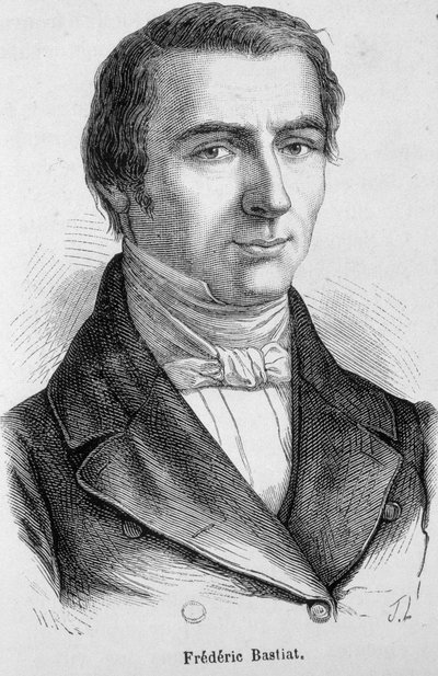 Retrato de Frédéric Bastiat, economista francês (1801 - 1850) de Unknown artist