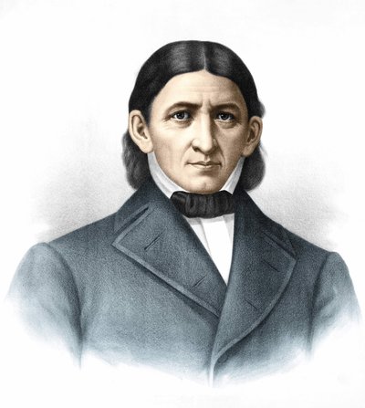 Retrato de Friedrich Fr¿Bel (1782 - 1852) pedagogo alemão. de Unknown artist