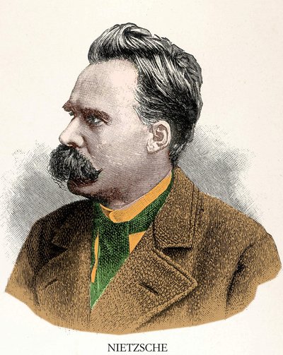 Retrato de Friedrich Nietzsche (1844 - 1900). de Unknown artist
