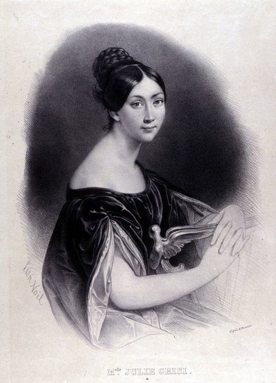 Retrato de GRISI Giulia (Julie) (1811-1869) Soprano italiano. de Unknown artist