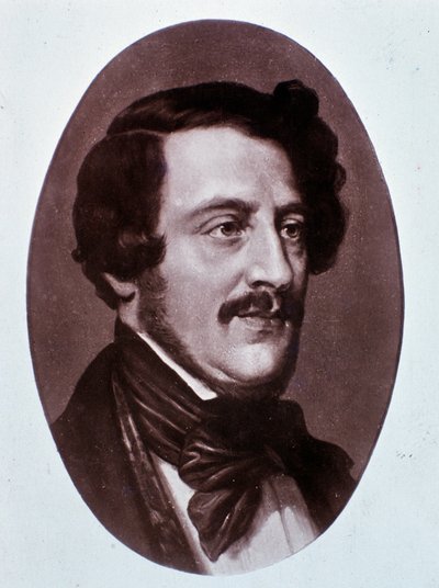 Retrato de Gaetano Donizetti (gravura) de Unknown artist