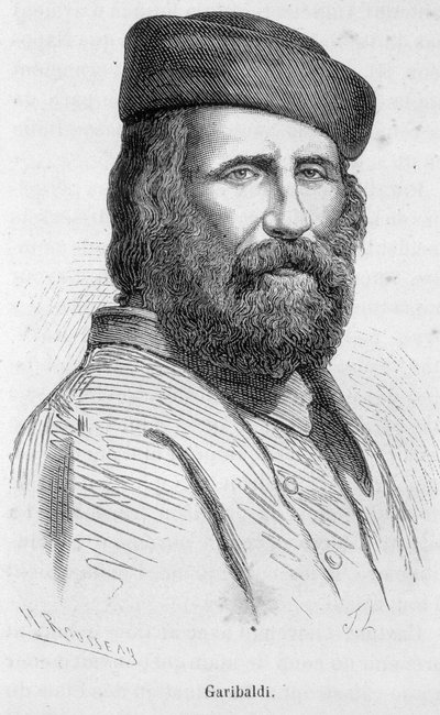 Retrato de Garibaldi (1807 - 1882) de Unknown artist