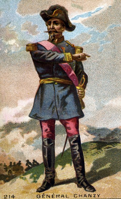 Retrato do General Chanzy (1823 - 1883) Cromolitografia do final do século XIX. de Unknown artist
