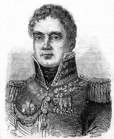 Retrato de Georges Mouton, Conde de Lobau (1770-1838), marechal de França. de Unknown artist