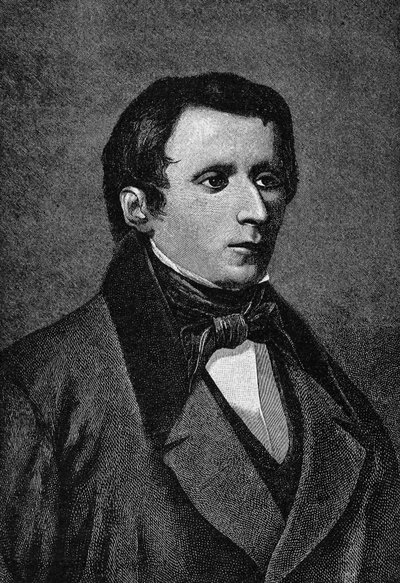 Retrato de Giacomo Leopardi (1798-1837), escritor italiano. de Unknown artist