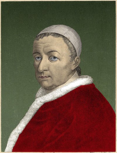 Retrato de Gioacchino PECCI, Leão XIII (1810 - 1903), 254º Papa (1878 - 1903) de Unknown artist