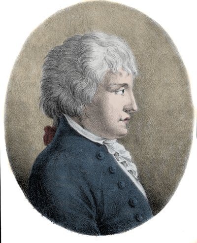 Retrato de Giovanni Battista Pergolesi (Jean Baptiste Pergolese, Jean-Baptiste) (1710 - 1736), compositor italiano. Gravura do século XIX. de Unknown artist