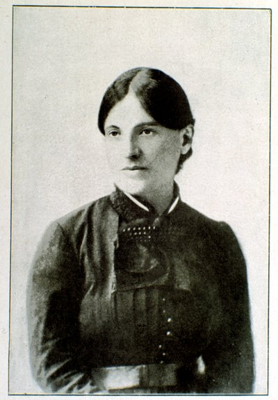 Retrato de Giuseppina Raimondi (1841-1918) Esposa do Patriota e Heróis do Risorgimento italiano Giuseppe Garibaldi (1807-1882) de Unknown artist
