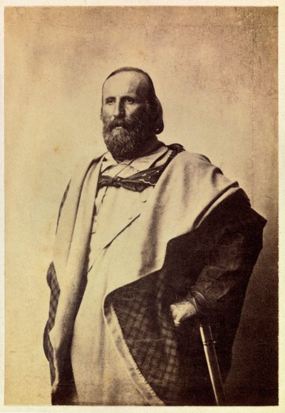 Retrato de Guiseppe Garibaldi (1807-1882), Colecção privada de Unknown artist